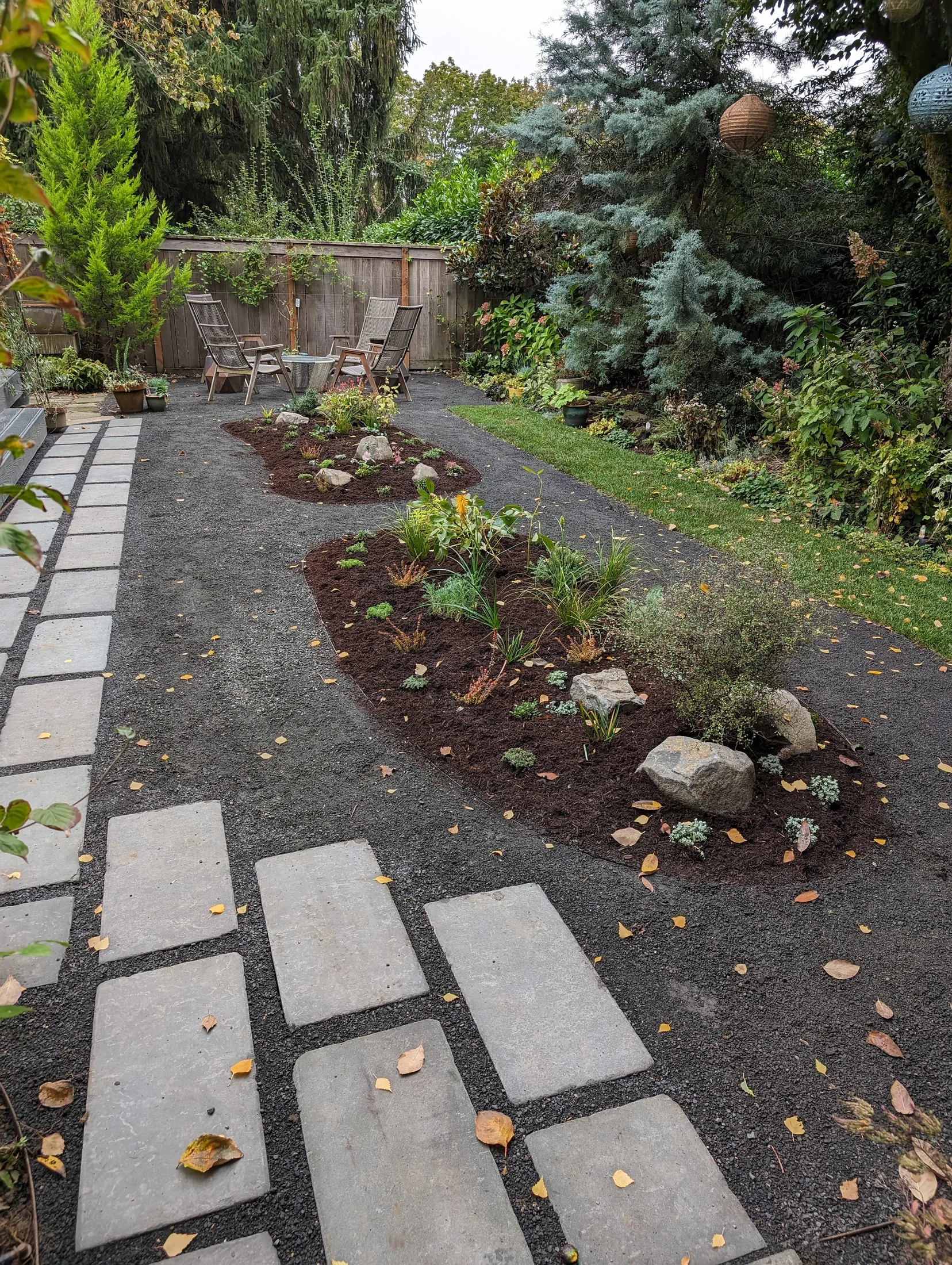 Planting beds insulated and protected ahead of Oregon frost